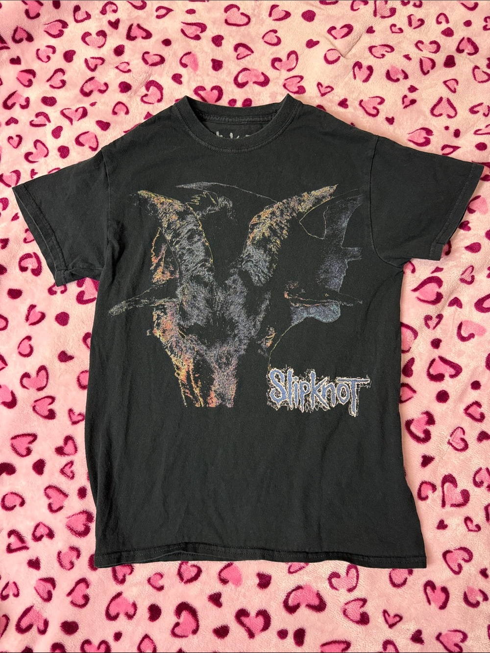Slipknot Black Short Sleeve Graphic Tee